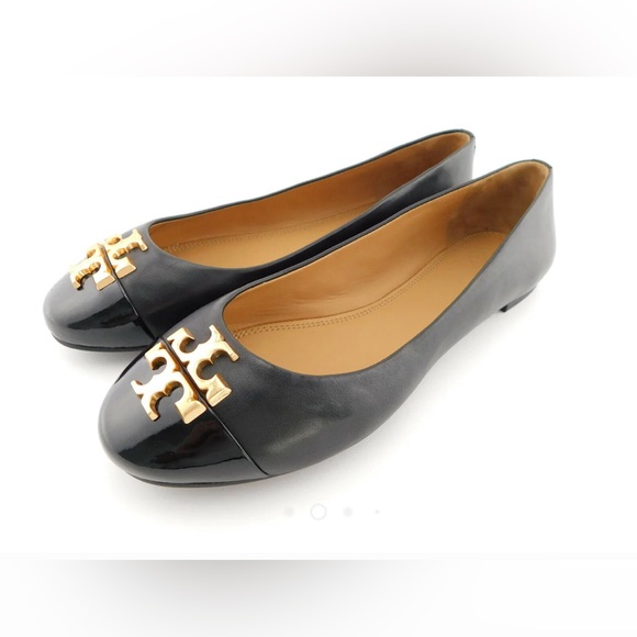 Tory Burch  Everly ballet flat with Napa leather black size 9 - Picture 6 of 6